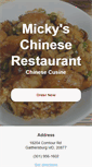 Mobile Screenshot of mickyschineserestaurant.com